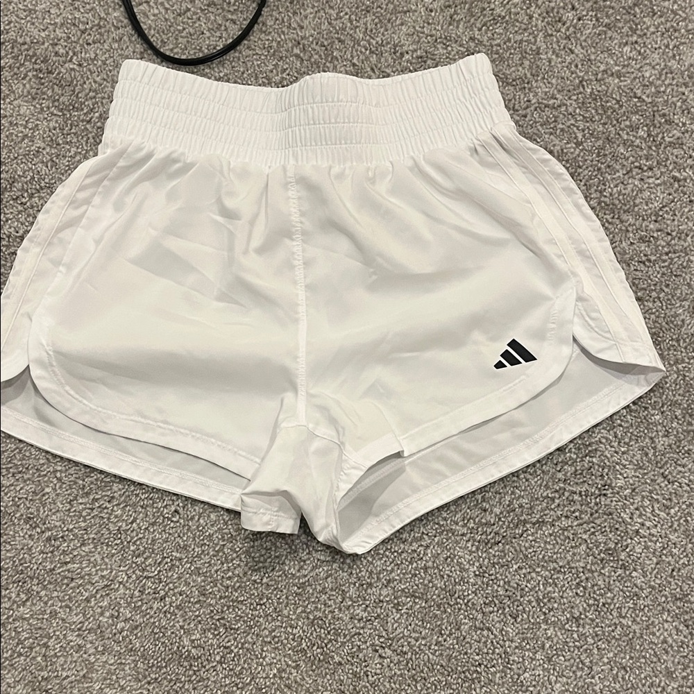 Adidas Women's White Athletic Shorts